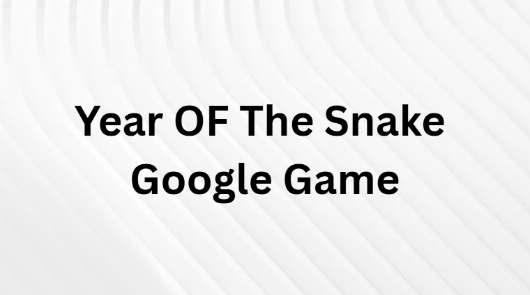 Year OF The Snake Google Game