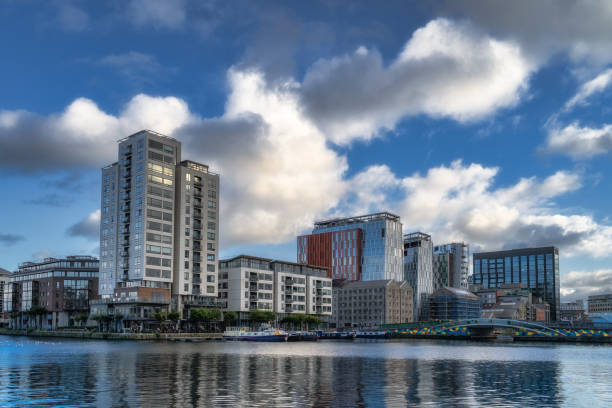 EU AI Act Compliance in Ireland: A Practical Guide for Business Leaders Silicon Docks in Dublin Ireland representing tech enterprises preparing for EU AI Act compliance. EU AI Act compliance guide IrelandEU AI Act compliance guide Ireland