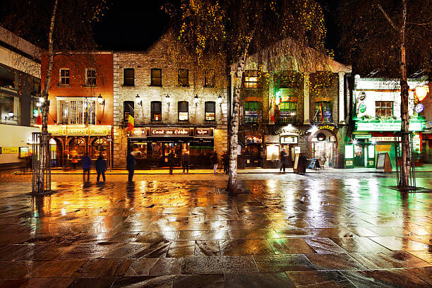Dublin Nightlife Tech: How Innovation Reshapes Venue Operations Modern digital POS terminal operating in a Dublin nightlife venue on South Great George's Street.